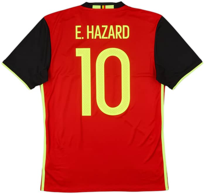 2016-17 Belgium Home Shirt E. Hazard #10 - 7/10 - (S)