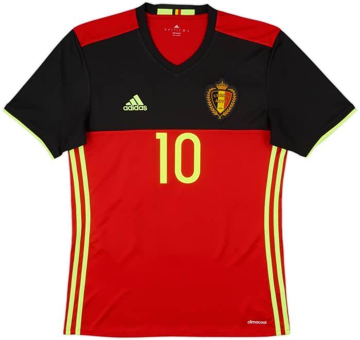 2016-17 Belgium Home Shirt E. Hazard #10 - 7/10 - (S)