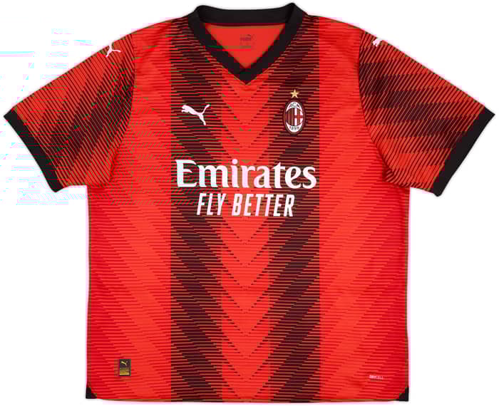 2023-24 AC Milan Home Shirt - 9/10 - (XXL)