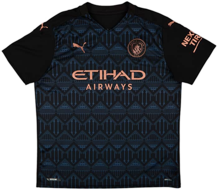 2020-21 Manchester City Away Shirt Kun Aguero #10 - 6/10 - (L)