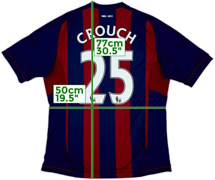 2012-13 Stoke '150 Years' Away Shirt Crouch #25 - 8/10 - (L)