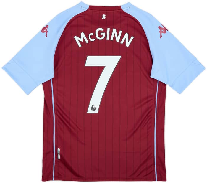 2020-21 Aston Villa Home Shirt McGinn #7 - 8/10 - (M)