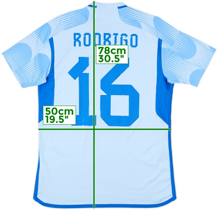 2022-23 Spain Away Shirt Rodrigo #16 - 6/10 - (M)