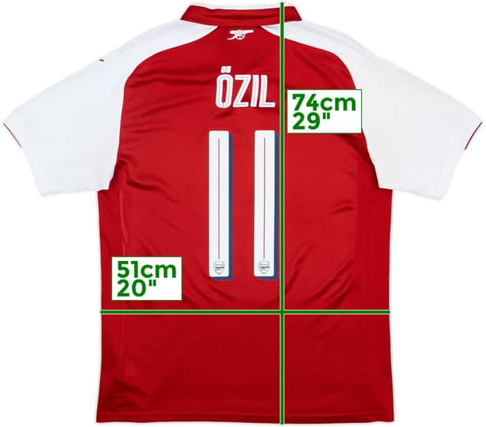 2017-18 Arsenal Home Shirt Ozil #11 - 8/10 - (M)