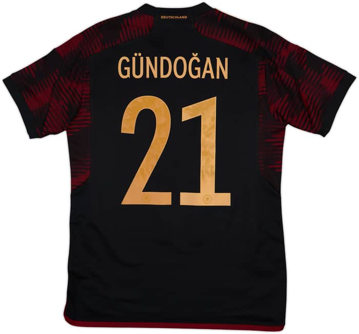2022-23 Germany Away Shirt Gundogan #21 - 10/10 - (M)