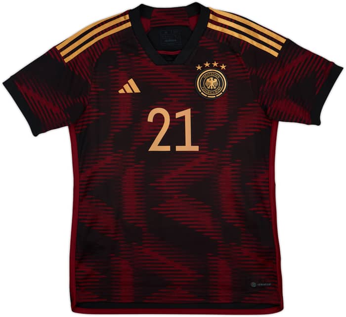 2022-23 Germany Away Shirt Gundogan #21 - 10/10 - (M)