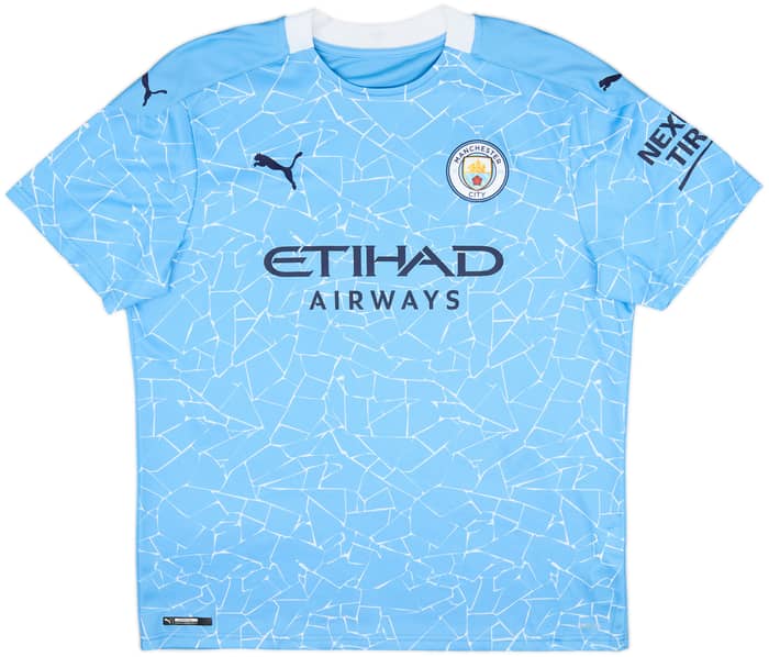 2020-21 Manchester City Home Shirt Gundogan #8 - 8/10 - (XL)