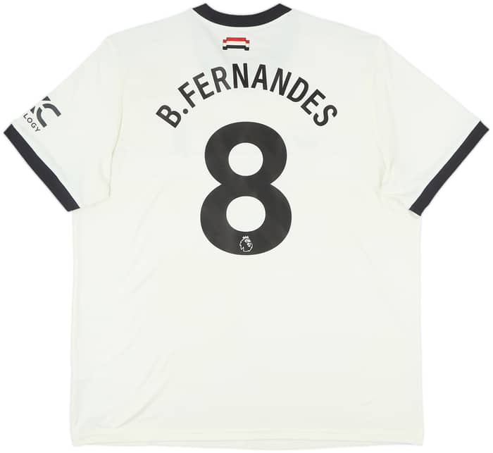 2024-25 Manchester United Third Shirt B.Fernandes #8 - 8/10 - (XXL)