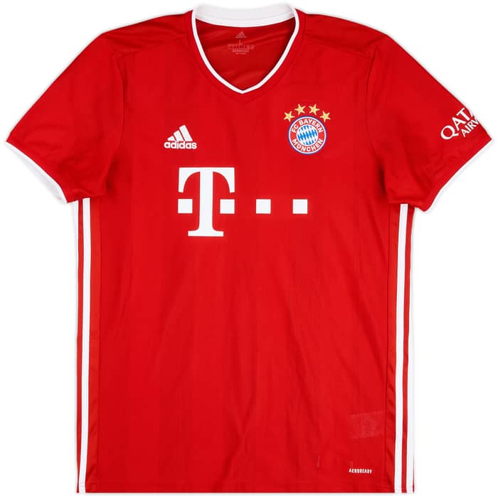 2020-21 Bayern Munich Home Shirt Lewandowski #9 - 9/10 - (L)