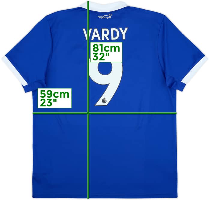 2022-23 Leicester Home Shirt Vardy #9 - 10/10 - (XL)