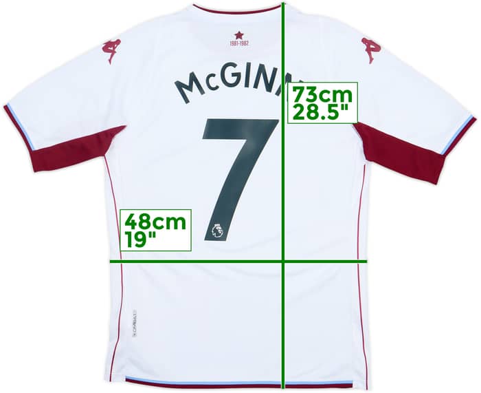 2021-22 Aston Villa Away Shirt McGinn #7 - 8/10 - (M)