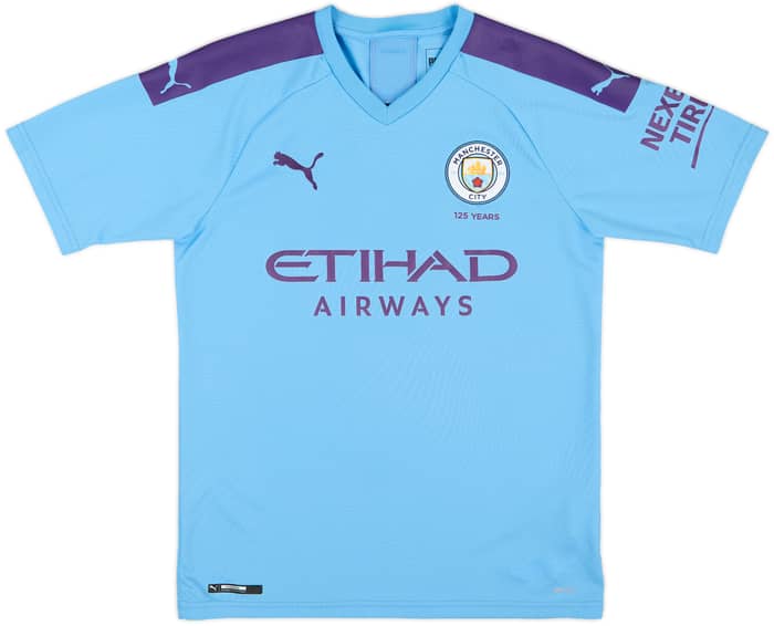 2019-20 Manchester City Home Shirt Kun Aguero #10 - 10/10 - (S)