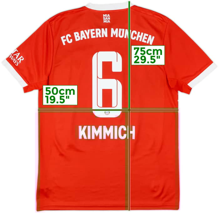 2022-23 Bayern Munich Home Shirt Kimmich #6 - 8/10 - (M)