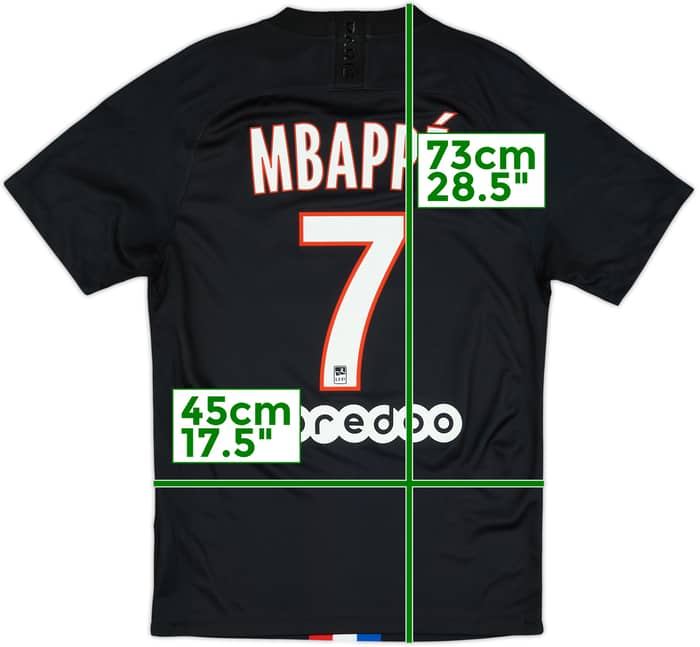 2019-20 Paris Saint-Germain Fourth Shirt Mbappe #7 - 8/10 - (S)