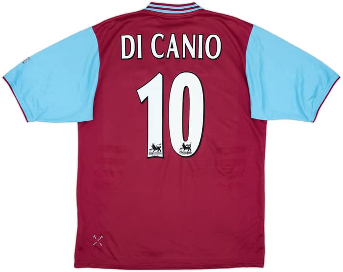 2001-03 West Ham Home Shirt Di Canio #10 - 7/10 - (L)