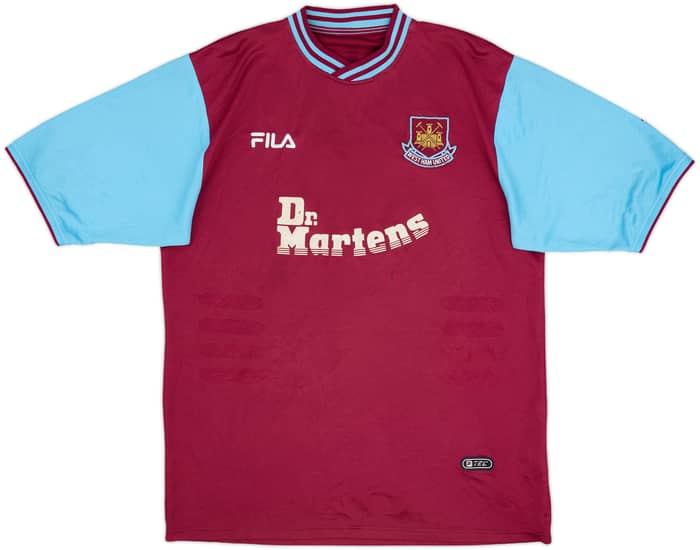 2001-03 West Ham Home Shirt Di Canio #10 - 7/10 - (L)