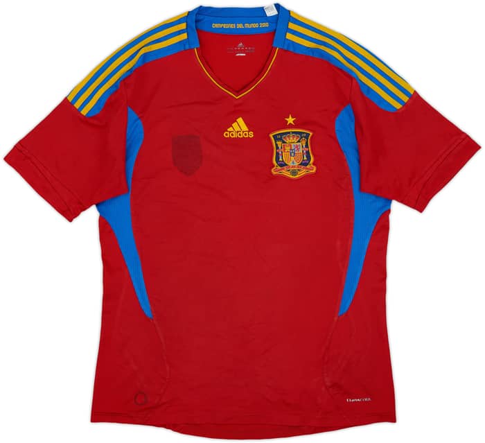 2010-11 Spain Home Shirt - 4/10 - (L)