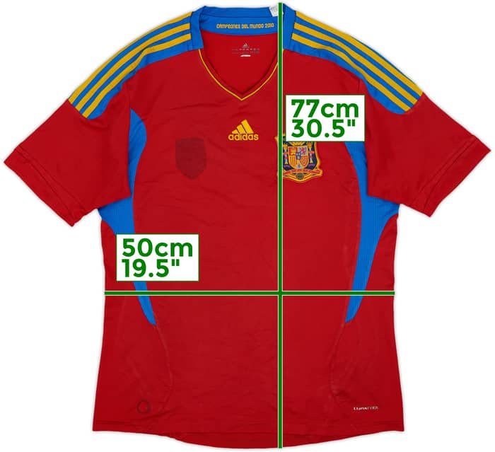 2010-11 Spain Home Shirt - 4/10 - (L)