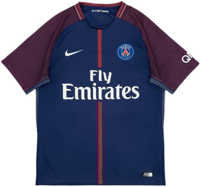 2017-18 Paris Saint-Germain Home Shirt Di Maria #11 - 7/10 - (M)