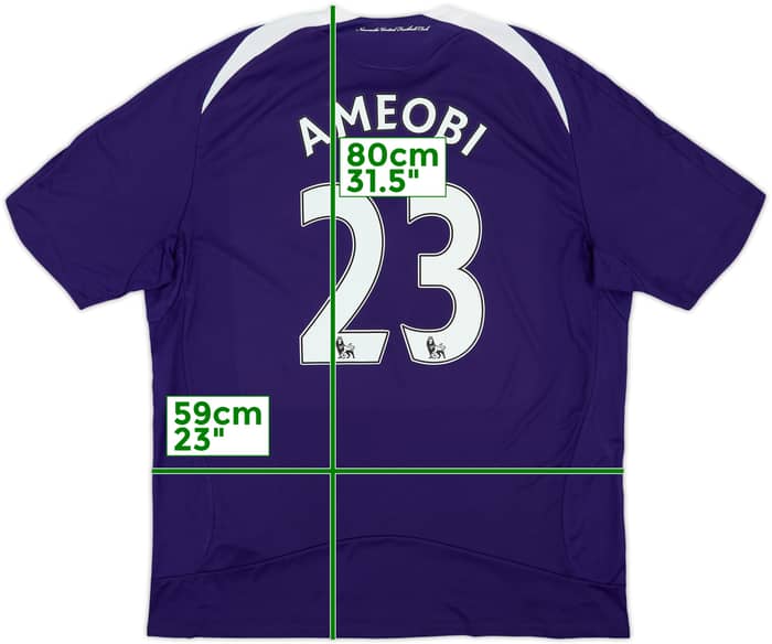 2008-09 Newcastle Away Shirt Ameobi #23 - 5/10 - (XL)