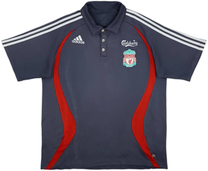 2006-07 Liverpool adidas Polo Shirt - 5/10 - (L)