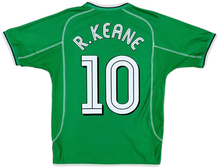 2001-03 Ireland 'World Cup 2002' Home Shirt R.Keane #10 - 6/10 - (S)
