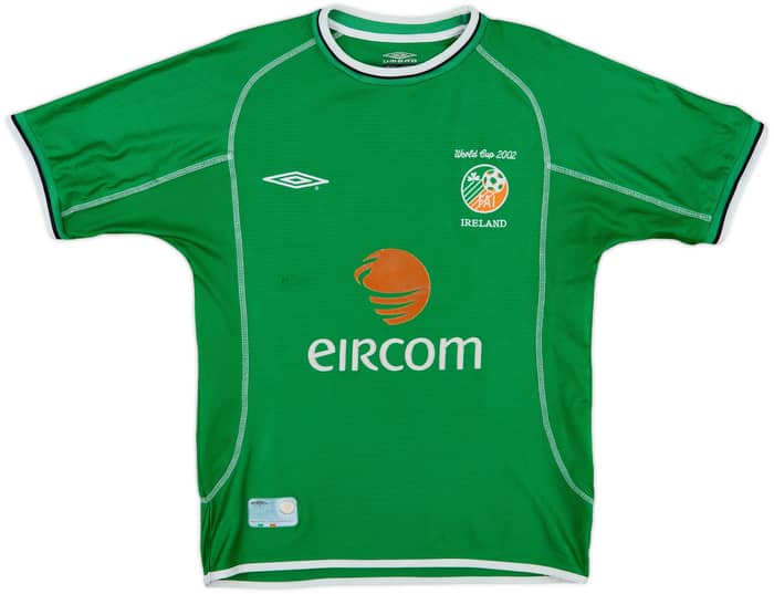 2001-03 Ireland 'World Cup 2002' Home Shirt R.Keane #10 - 6/10 - (S)