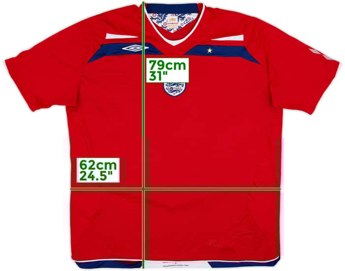 2008-10 England Away Shirt - 5/10 - (XXL)