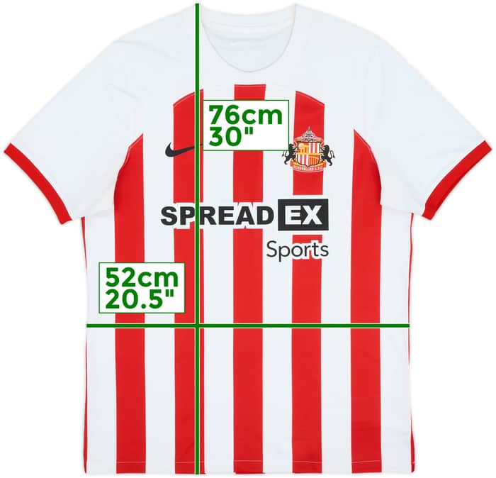 2023-24 Sunderland Home Shirt - 8/10 - (L)