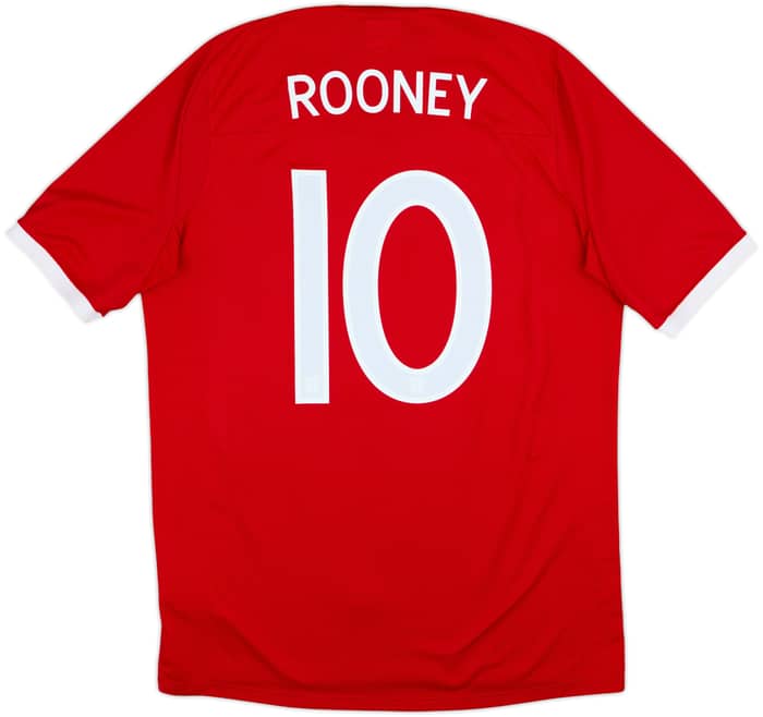 2010-11 England Away Shirt Rooney #10 - 8/10 - (L)