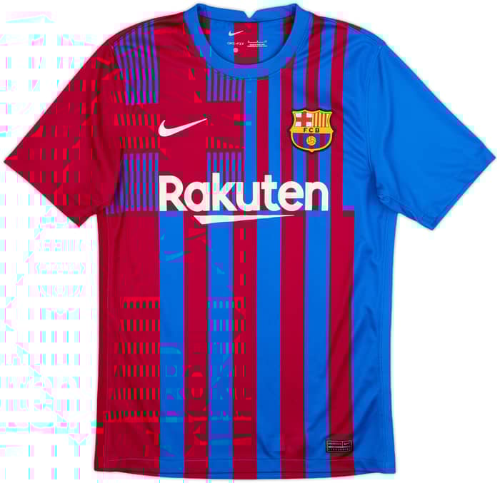 2021-22 Barcelona Home Shirt Gavi #30 - 10/10 - (S)