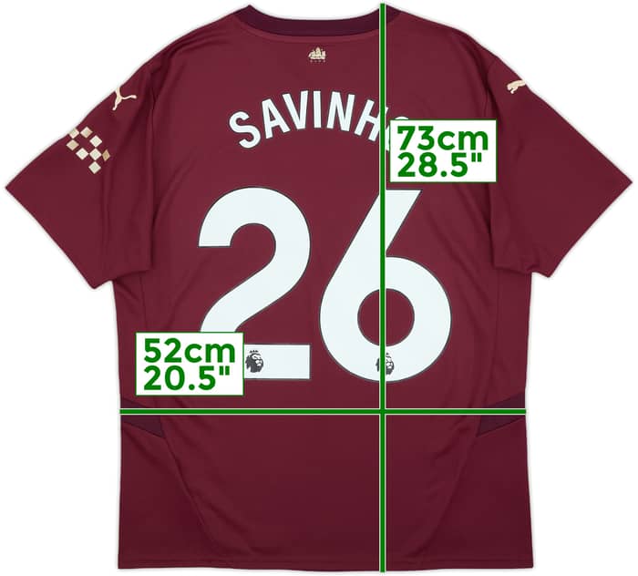2024-25 Manchester City Third Shirt Savinho #26 - 8/10 - (L)