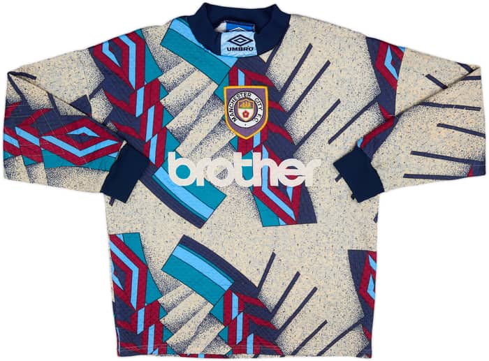 1993-94 Manchester City GK Shirt - 8/10 - (M)