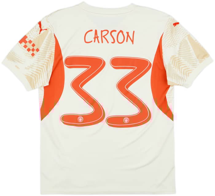 2024-25 Manchester City GK Shirt Carson #33 - 9/10 - (M)