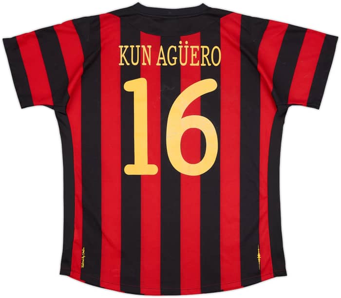 2011-12 Manchester City Away Shirt Kun Aguero #16 - 5/10 - (L)