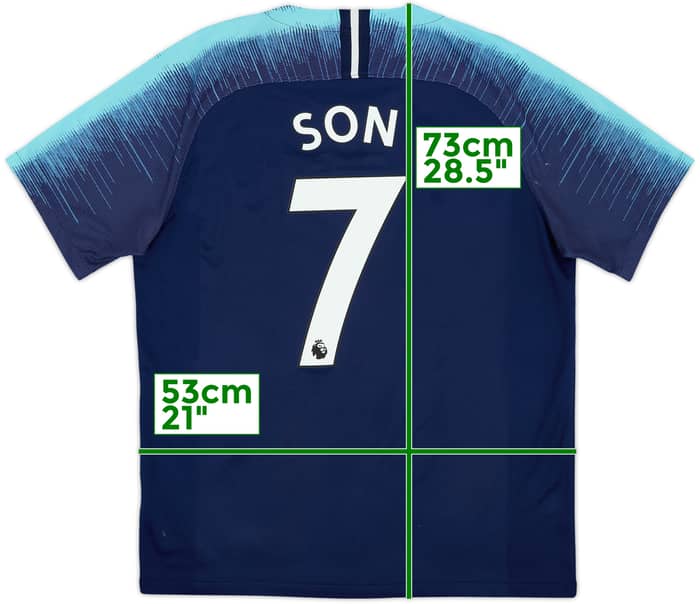 2018-19 Tottenham Away Shirt Son #7 - 8/10 - (L)