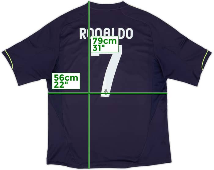 2012-13 Real Madrid Away Shirt Ronaldo #7 - 7/10 - (XL)