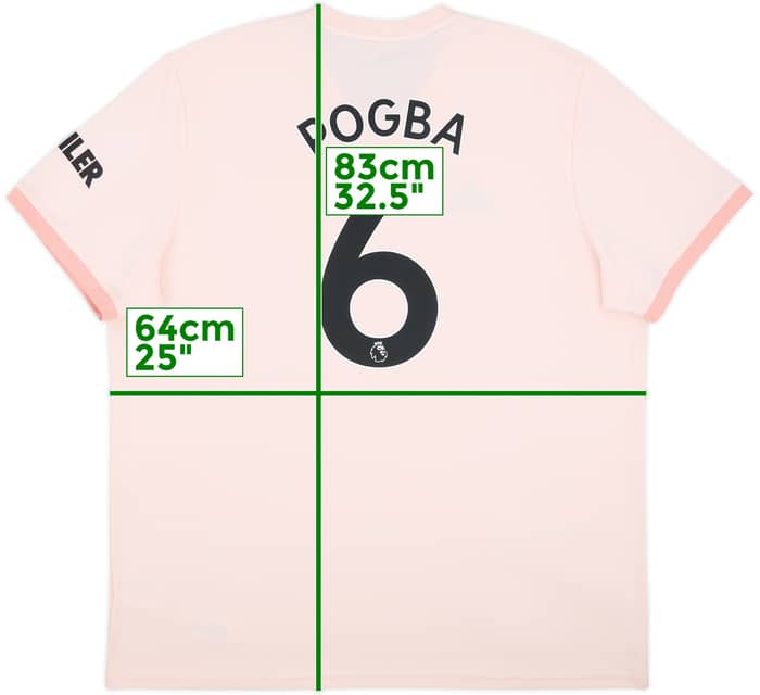 2018-19 Manchester United Away Shirt Pogba #6 - 9/10 - (XXL)