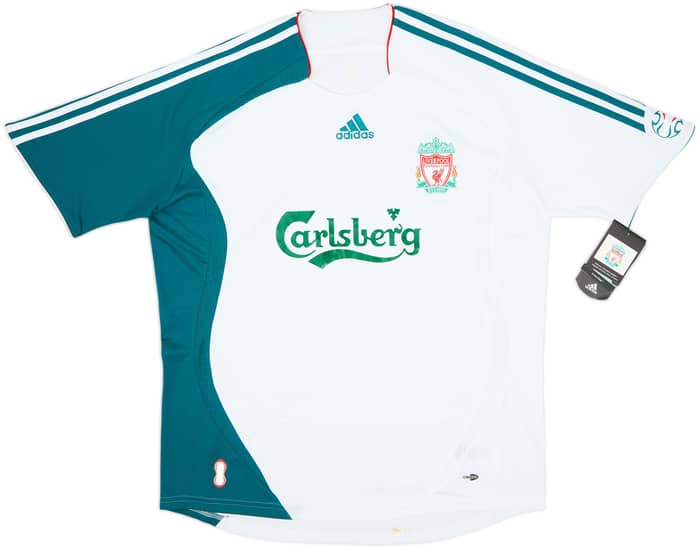 Camiseta de la tercera equipación del Liverpool 2006-07 Gerrard #8 (L)