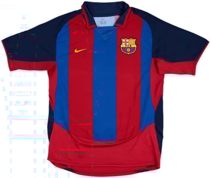 2003-04 Barcelona Home Shirt Ronaldinho #10 - 10/10 - (S)