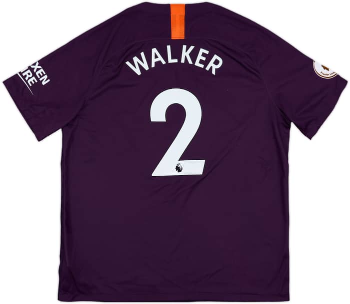 2018-19 Manchester City Third Shirt Walker #2 - 8/10 - (XL)