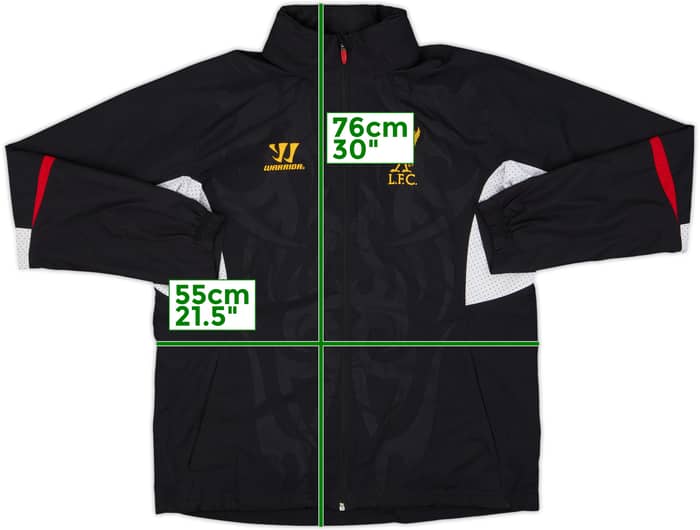 2012-13 Liverpool Warrior Hooded Rain Jacket - 8/10 - (M)