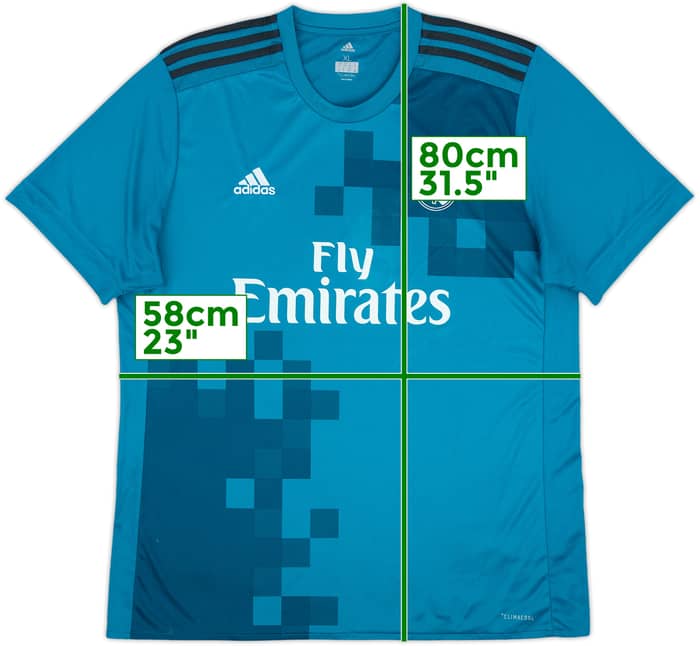 2017-18 Real Madrid Third Shirt - 6/10 - (XL)