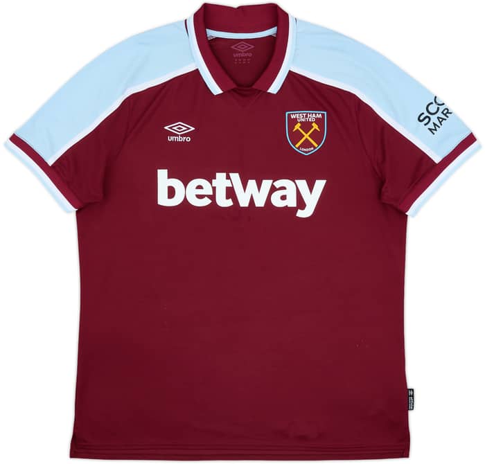 2021-22 West Ham Home Shirt Bowen #20 - 8/10 - (XL)