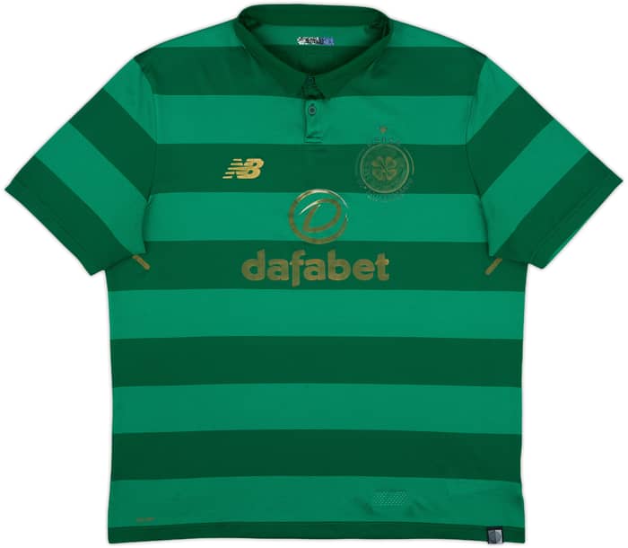 2017-18 Celtic 'Lisbon Lions 50th Anniversary' Away Shirt - 3/10 - (L)