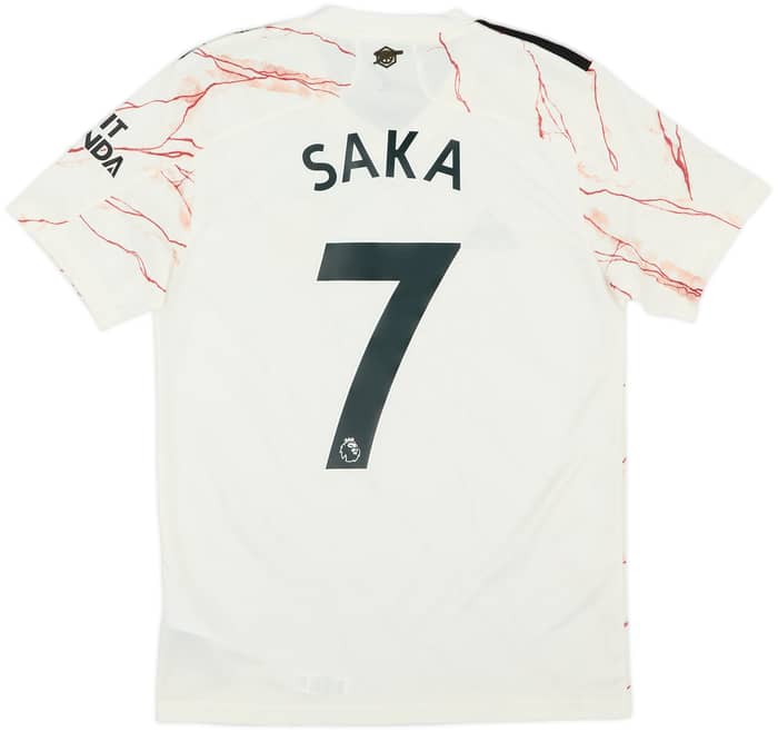 2020-21 Arsenal Away Shirt Saka #7 - 7/10 - (S)