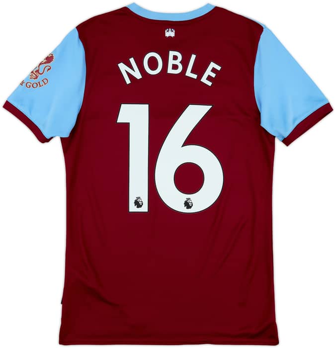 2019-20 West Ham Home Shirt Noble #16 - 8/10 - (S)