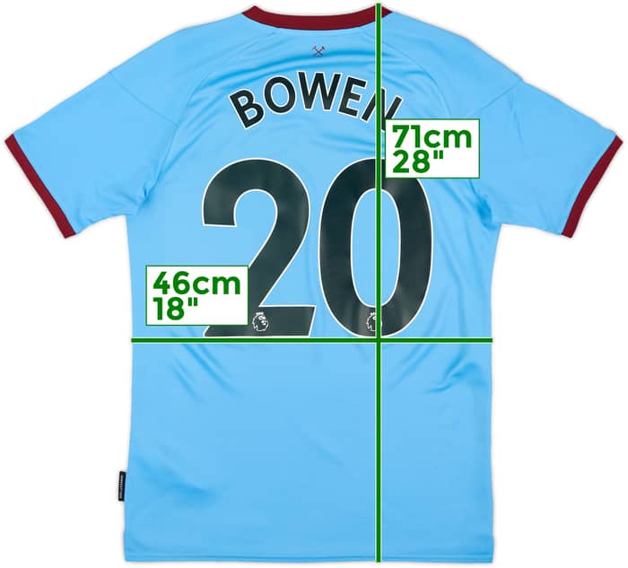 2020-21 West Ham Away Shirt Bowen #20 - 8/10 - (S)