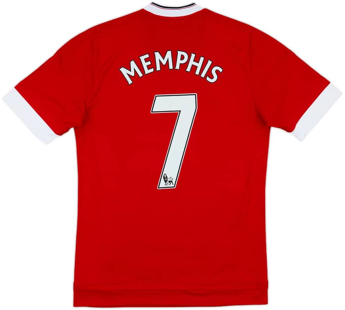 2015-16 Manchester United Home Shirt Memphis #7 - 7/10 - (S)