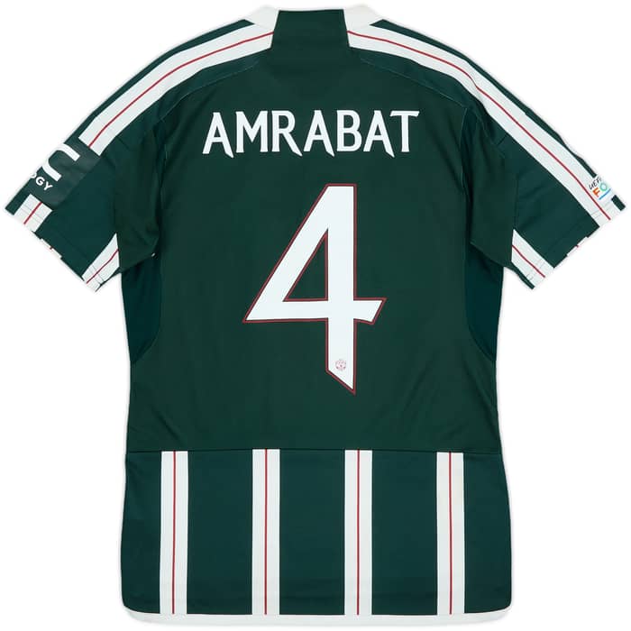 2023-24 Manchester United Away Shirt Amrabat #4 - 6/10 - (S)
